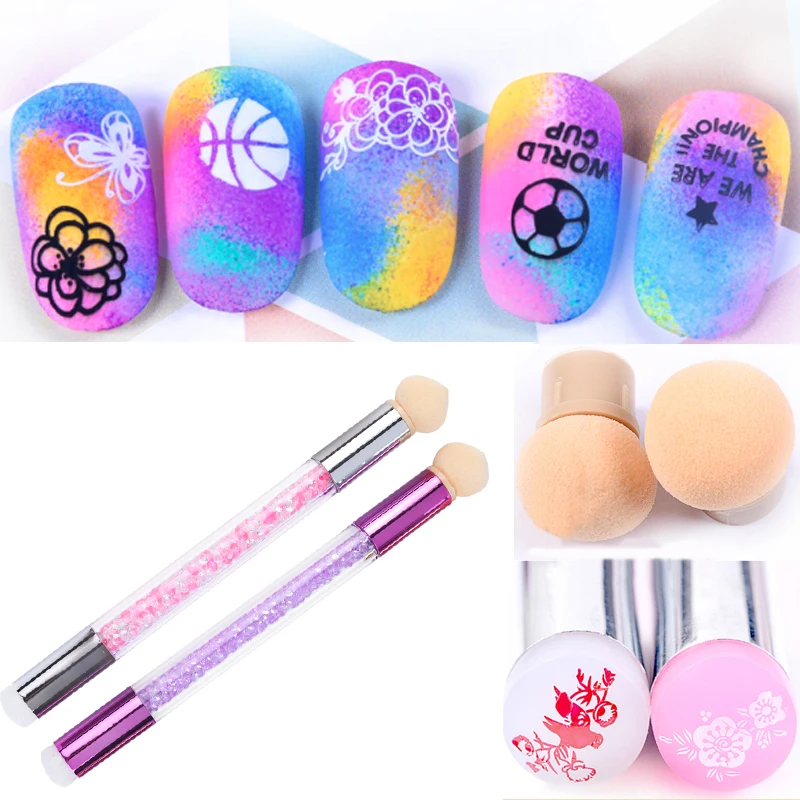 1Pc Sponge Head Nail Art Powder Brush Glitter Rhinestone Handle Ombre Brush Gradient Pen Nail Stamping Polish Stamper
1Pc Sponge Head Nail Art Powder Brush Glitter Rhinestone Handle Ombre Brush Gradient Pen Nail Stamping Polish Stamper