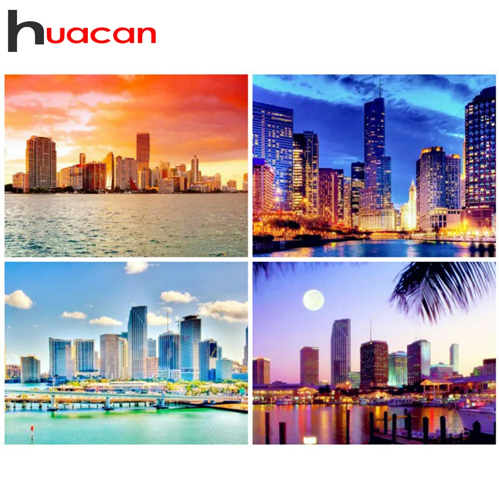 Huacan Diamond Painting Florida Cross Stitch Kits Diamond Embroidery Scenery Diamond Art Crystal Embroidery Home Decoration Gift
Huacan Diamond Painting Florida Cross Stitch Kits Diamond Embroidery Scenery Diamond Art Crystal Embroidery Home Decoration Gift