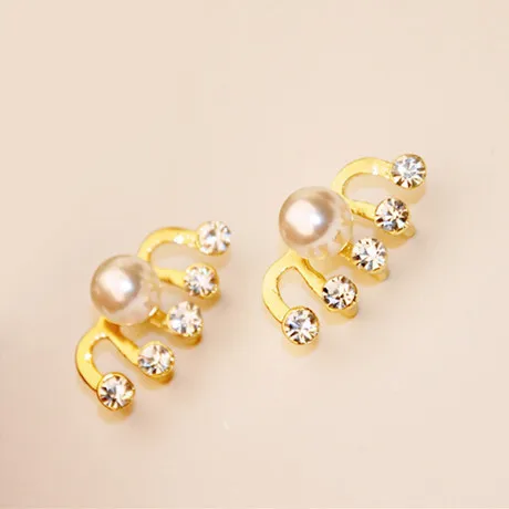 Korean Luxurious Shine Five A Rhinestone Earring Popular Accessories Pearl Ear Nail CHA810 erd jewelry earrings for women femme 
Korean Luxurious Shine Five A Rhinestone Earring Popular Accessories Pearl Ear Nail CHA810 erd jewelry earrings for women femme