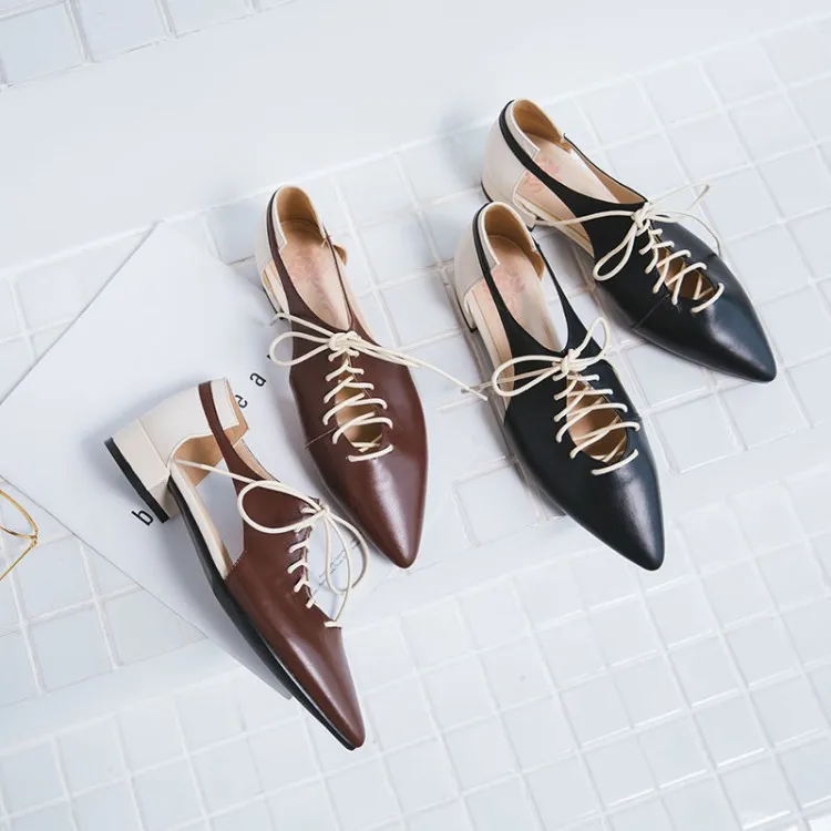 Carole Levy 2019 New Sexy Pointed toe Casual Shoes Woman in Cross tied Lace up Sandals Patchwork Pattern with Low High Heel Lady
Carole Levy 2019 New Sexy Pointed toe Casual Shoes Woman in Cross tied Lace up Sandals Patchwork Pattern with Low High Heel Lady
