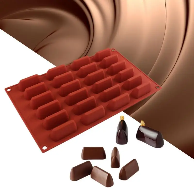 Chocolate Mold 24 Compartments Mini Pyramid Shape Silica Gel Mold Chocolate For Cake Chocolate Cookie DIY Dessert Baking Tool
Chocolate Mold 24 Compartments Mini Pyramid Shape Silica Gel Mold Chocolate For Cake Chocolate Cookie DIY Dessert Baking Tool