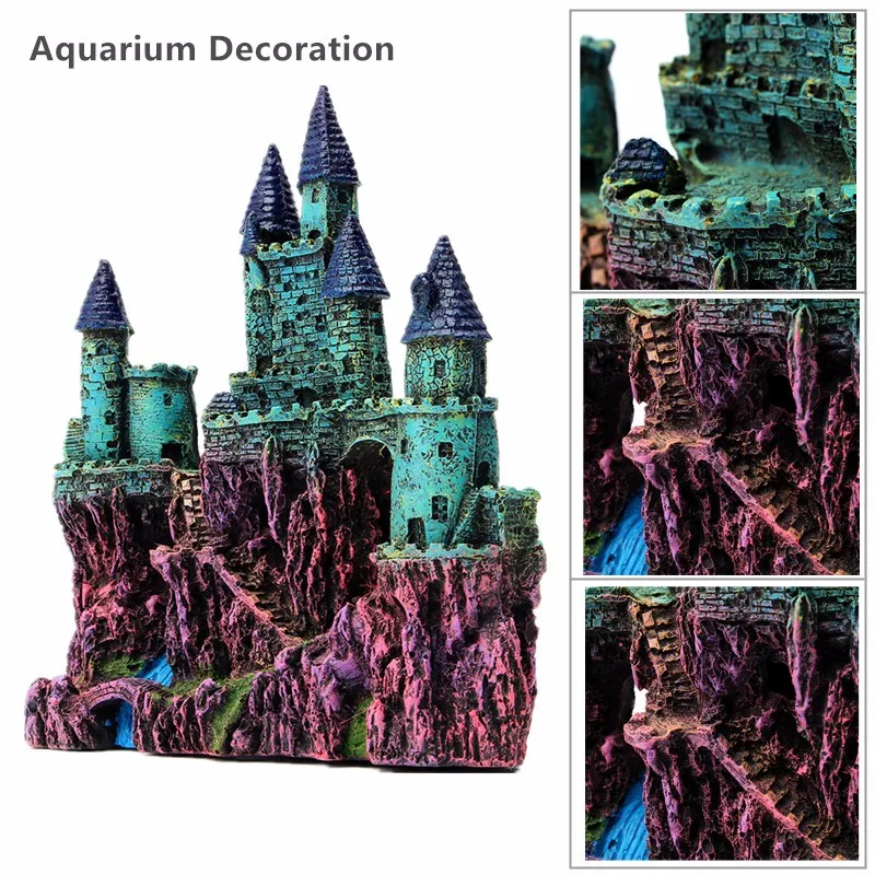Resin Ancient Europe Castle View Artificia Rockery Aquarium Ornament View Fish Tank Cave Decoration
Resin Ancient Europe Castle View Artificia Rockery Aquarium Ornament View Fish Tank Cave Decoration
