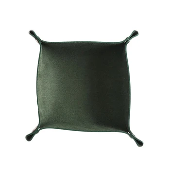 25x25cm PU Leather Jewelry Catchall Key Phone Wallet Coin Tray Caddy Bedside Storage Tray (Green)
25x25cm PU Leather Jewelry Catchall Key Phone Wallet Coin Tray Caddy Bedside Storage Tray (Green)