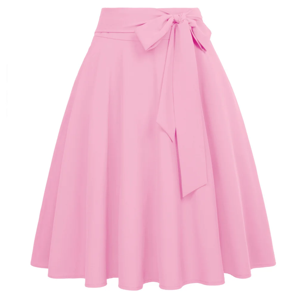 Belle Poque Women's High Waist Self-tie Bow-knot A-Line Pockets Skirt Skater Pleated Midi Skirt
Belle Poque Women's High Waist Self-tie Bow-knot A-Line Pockets Skirt Skater Pleated Midi Skirt