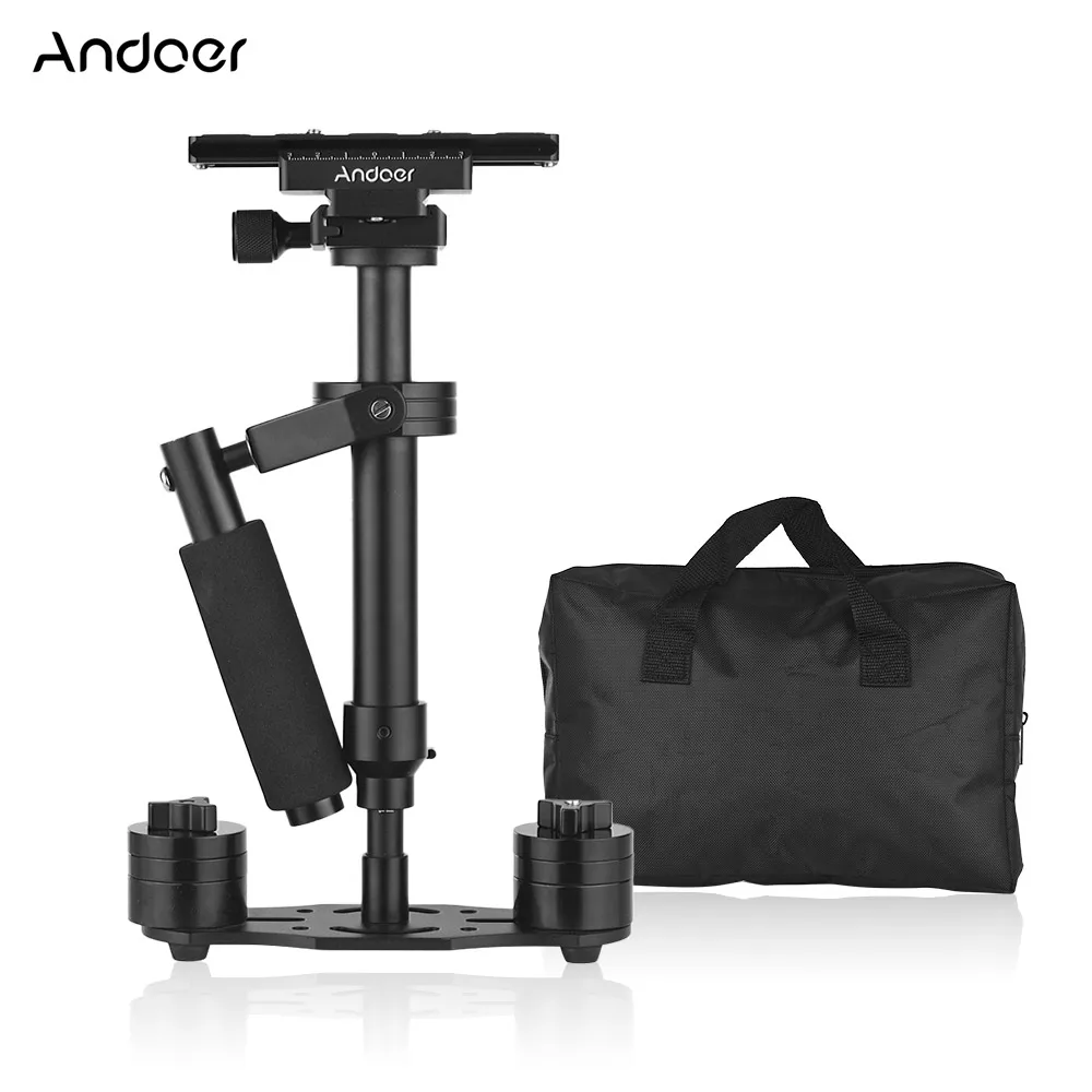 Andoer Professional Handheld Camera Gimbal Stabilizer with Quick Release Plate 1/4 Inch Screw for GoPro DSLR DV Video Cameras
Andoer Professional Handheld Camera Gimbal Stabilizer with Quick Release Plate 1/4 Inch Screw for GoPro DSLR DV Video Cameras