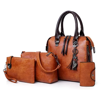 New 4Pcs/Set Women Composite Bags Ladies Handbags Female Pu Leather Shoulder Messenger Bags Tote Bag
New 4Pcs/Set Women Composite Bags Ladies Handbags Female Pu Leather Shoulder Messenger Bags Tote Bag