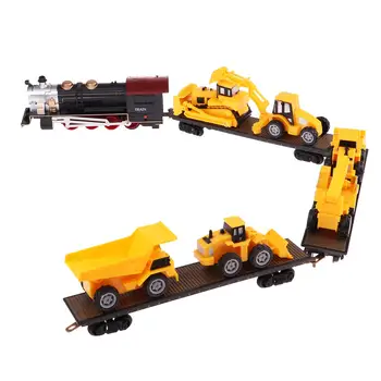 Engineering Train Trailer Construction Vehicle Model with LED Light Educational Toys Birthday Gift for Children Kids Toddler
Engineering Train Trailer Construction Vehicle Model with LED Light Educational Toys Birthday Gift for Children Kids Toddler