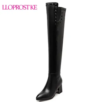 Lloprost ke Women PU Leather Over The Knee Boots Winter Boots Sexy High Heel Fashion Pointed Toe Zipper Women Boots Shoes D719
Lloprost ke Women PU Leather Over The Knee Boots Winter Boots Sexy High Heel Fashion Pointed Toe Zipper Women Boots Shoes D719