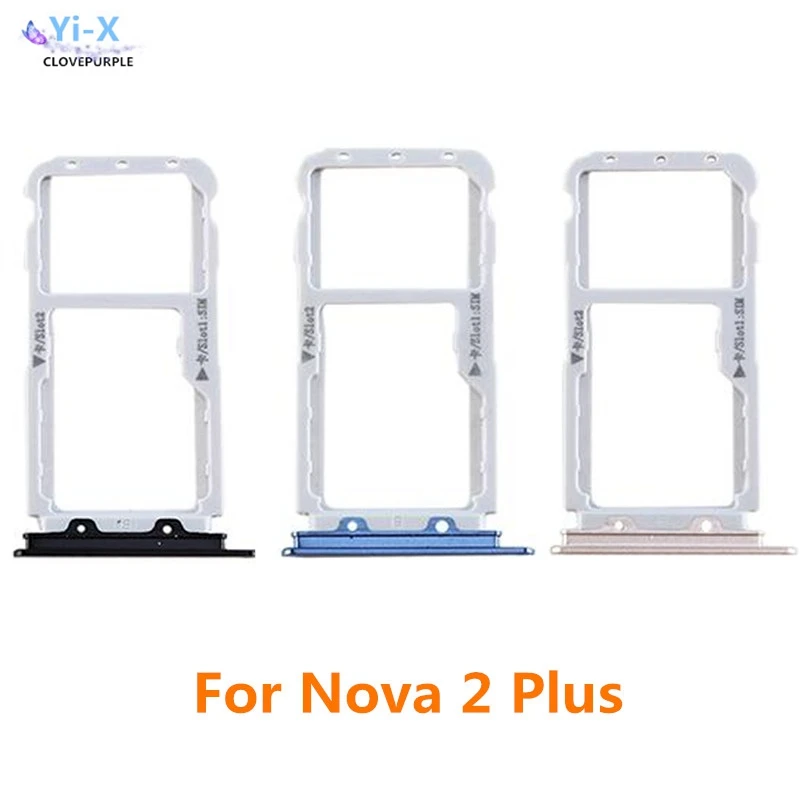 SIM Card Tray Slot Holder Adapter for Huawei Nova 2 Plus Nova2 Plus Nova2P Phone Spare Parts
SIM Card Tray Slot Holder Adapter for Huawei Nova 2 Plus Nova2 Plus Nova2P Phone Spare Parts