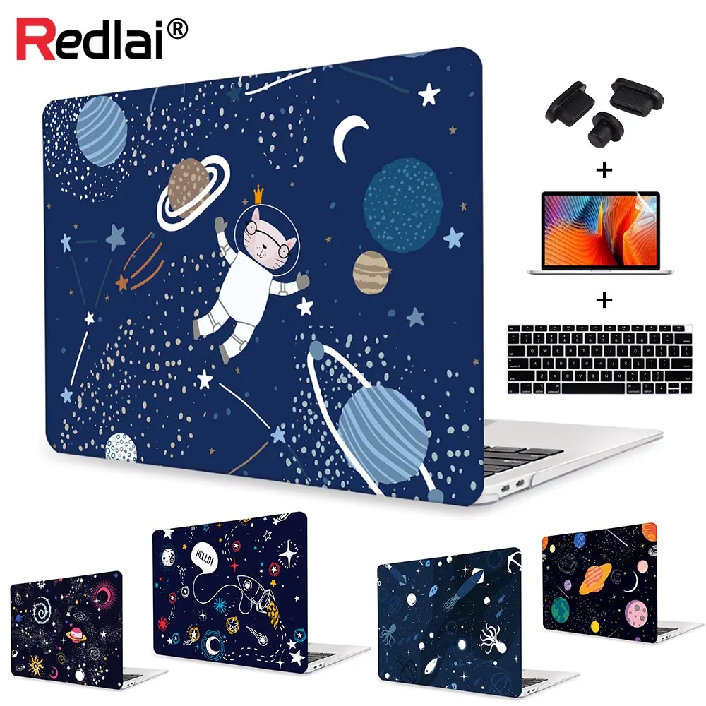 Redlai Cat Space Print Soft-Touch Laptop Case Shell For MacBook Air 13 2018 Case A1932 with Retina 13 15" Touch bar A1989 A1990
Redlai Cat Space Print Soft-Touch Laptop Case Shell For MacBook Air 13 2018 Case A1932 with Retina 13 15" Touch bar A1989 A1990