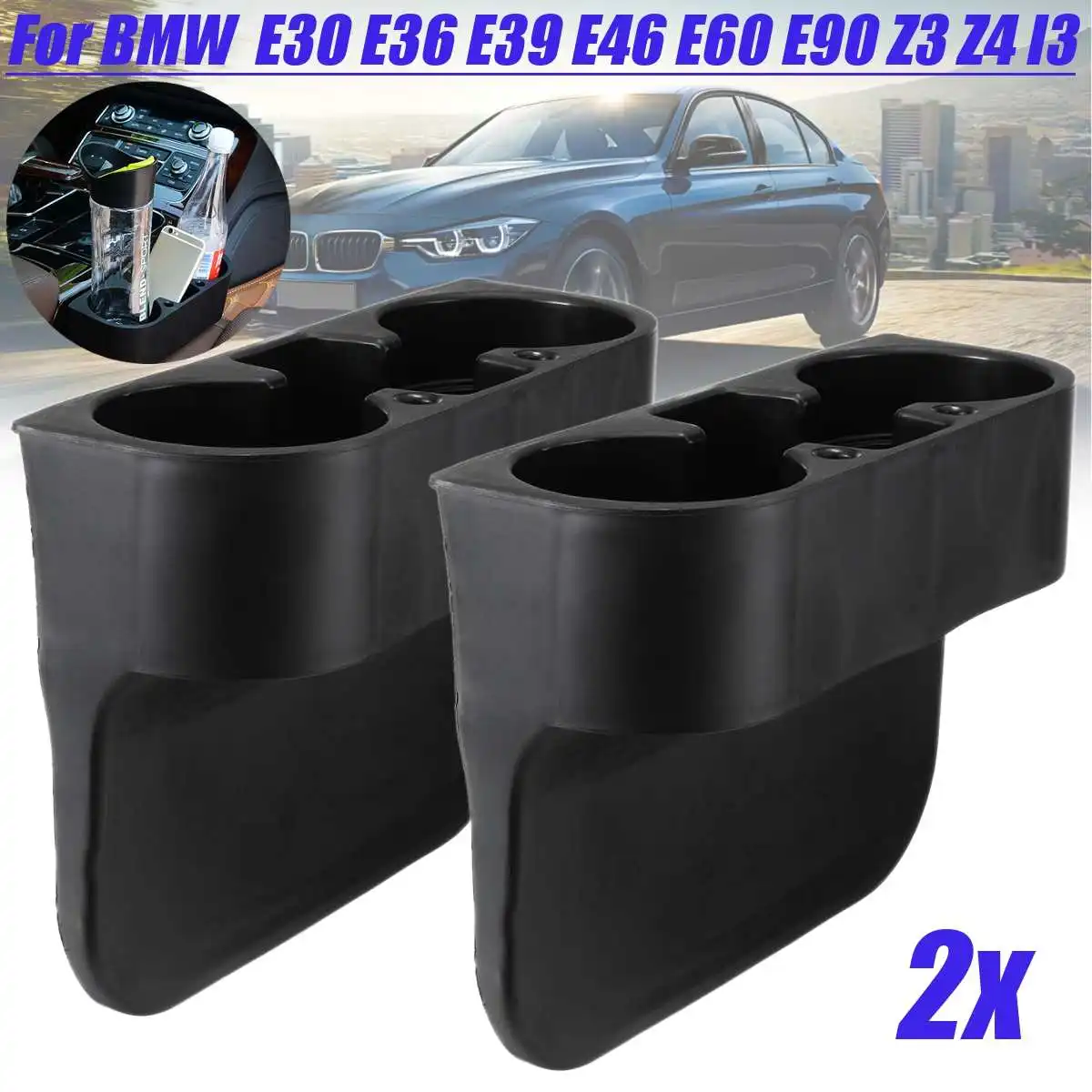 2Pcs For BMW e30 e36 e39 e46 e60 e90 z4 i3 z3 z4 1 3 series Car Black Front Drinks Cup Holder Car Front Center Console Cup Rack
2Pcs For BMW e30 e36 e39 e46 e60 e90 z4 i3 z3 z4 1 3 series Car Black Front Drinks Cup Holder Car Front Center Console Cup Rack