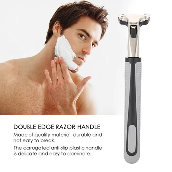 1pcs Plastic Anti-slip Men Double Edge Razor Handle Replacement Holder Shave Supplies
1pcs Plastic Anti-slip Men Double Edge Razor Handle Replacement Holder Shave Supplies