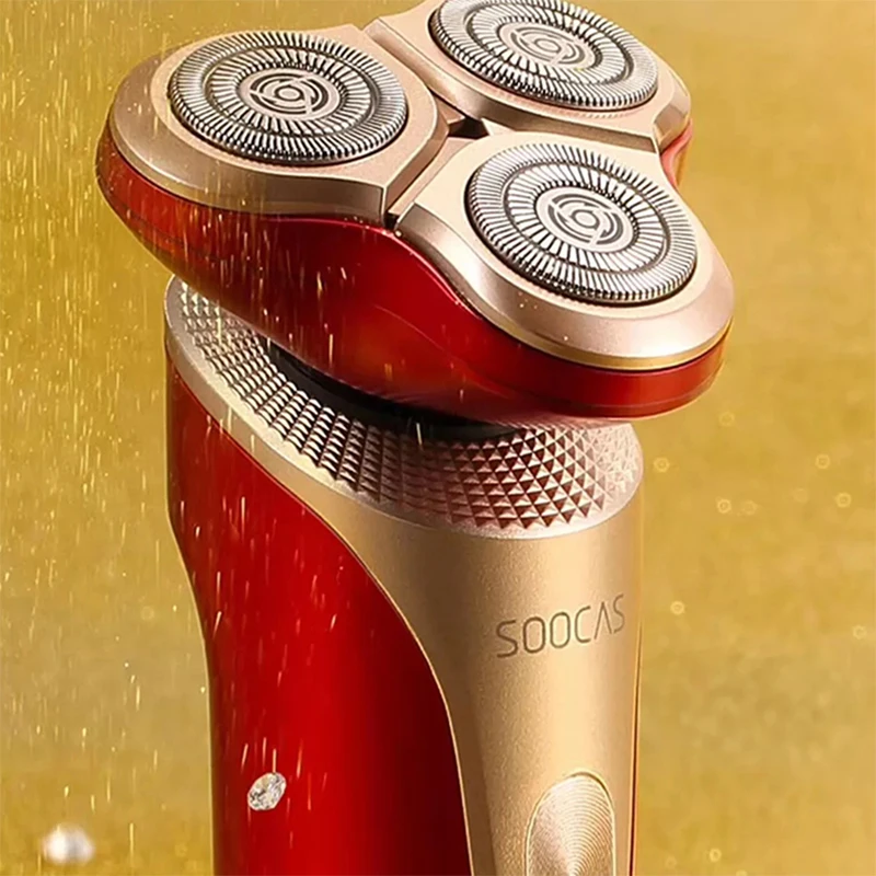 Xiaomi Mijia SOOCAS S3 Electric Shaver For Men 3 Cutter Head Dry Wet Shaving Wireless USB Rechargeable Waterproof Razor 2019 NEW
Xiaomi Mijia SOOCAS S3 Electric Shaver For Men 3 Cutter Head Dry Wet Shaving Wireless USB Rechargeable Waterproof Razor 2019 NEW