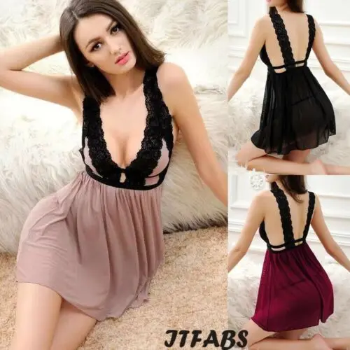 2019 Ladies Sexy Lingerie Sleepwear Nightdress Women Babydoll G-string Underwear Sleep Dress Underwear Panties Nightwear
2019 Ladies Sexy Lingerie Sleepwear Nightdress Women Babydoll G-string Underwear Sleep Dress Underwear Panties Nightwear