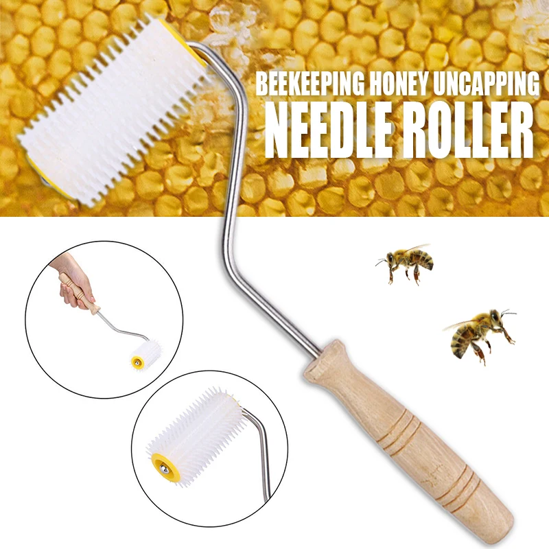 1pcs Beekeeping Tool Uncapping Roller Honey Extracting Wooden Handle Bee Honey Comb Propolis Collector
1pcs Beekeeping Tool Uncapping Roller Honey Extracting Wooden Handle Bee Honey Comb Propolis Collector