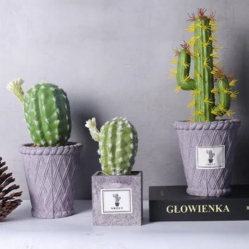 4pcs/pack Nordic Modern Home Ornaments Resin Simulation Cactus Crafts Ornaments Hotel Decoration Vintage Flower Pot
4pcs/pack Nordic Modern Home Ornaments Resin Simulation Cactus Crafts Ornaments Hotel Decoration Vintage Flower Pot