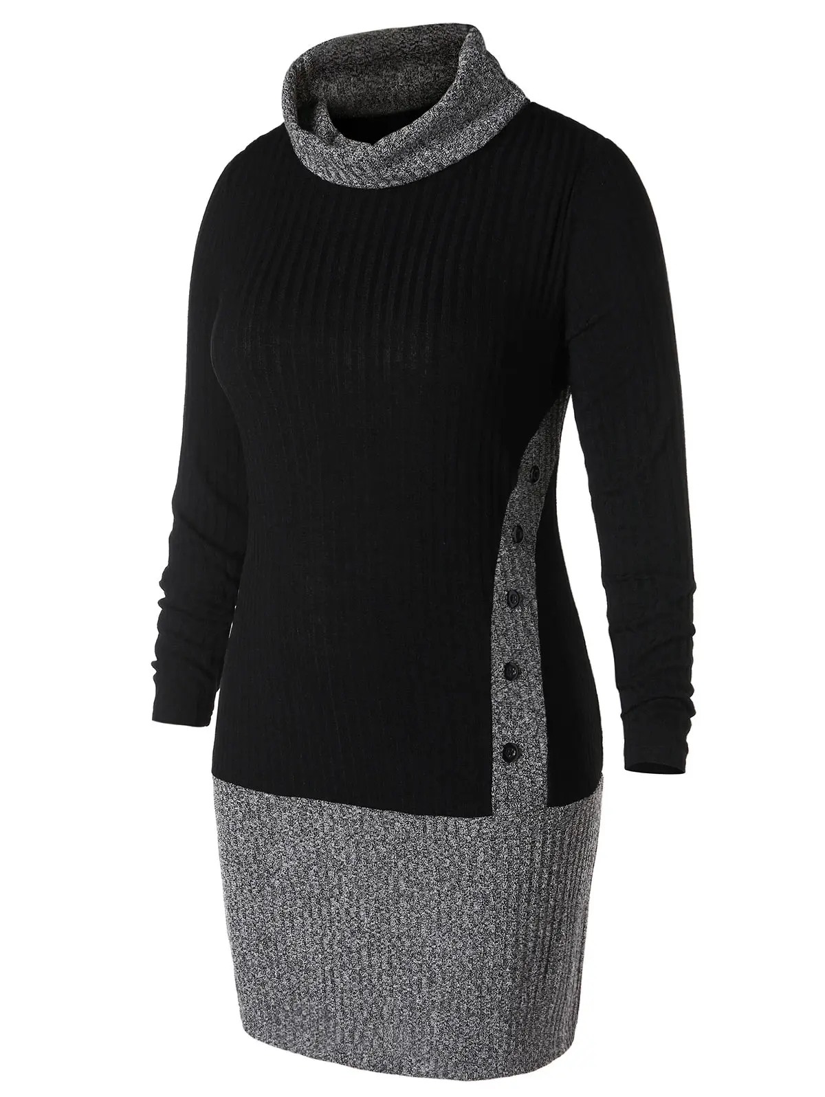 Rosegal Plus Size Turtleneck Two Tone Bodycon Dress Women Dresses Sexy Turtleneck Long Sleeves Mini Dress Fall Vestidos Big Size
Rosegal Plus Size Turtleneck Two Tone Bodycon Dress Women Dresses Sexy Turtleneck Long Sleeves Mini Dress Fall Vestidos Big Size
