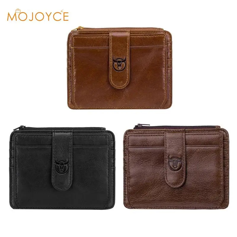 Men Business RFID Soft Clutch Leather Coin Purse Card Holder Casual Wallet