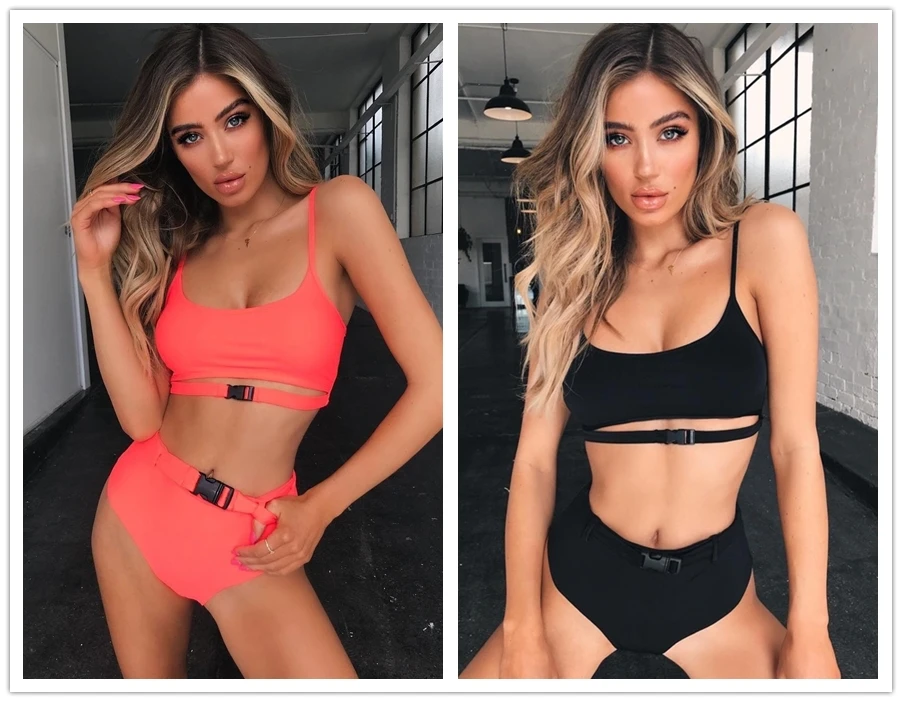 Summer Women Buckle High Waist Solid Color Plain Sexy Bikini Set Push Up Swimsuit Bathing Suit Swimwear Beach
Summer Women Buckle High Waist Solid Color Plain Sexy Bikini Set Push Up Swimsuit Bathing Suit Swimwear Beach