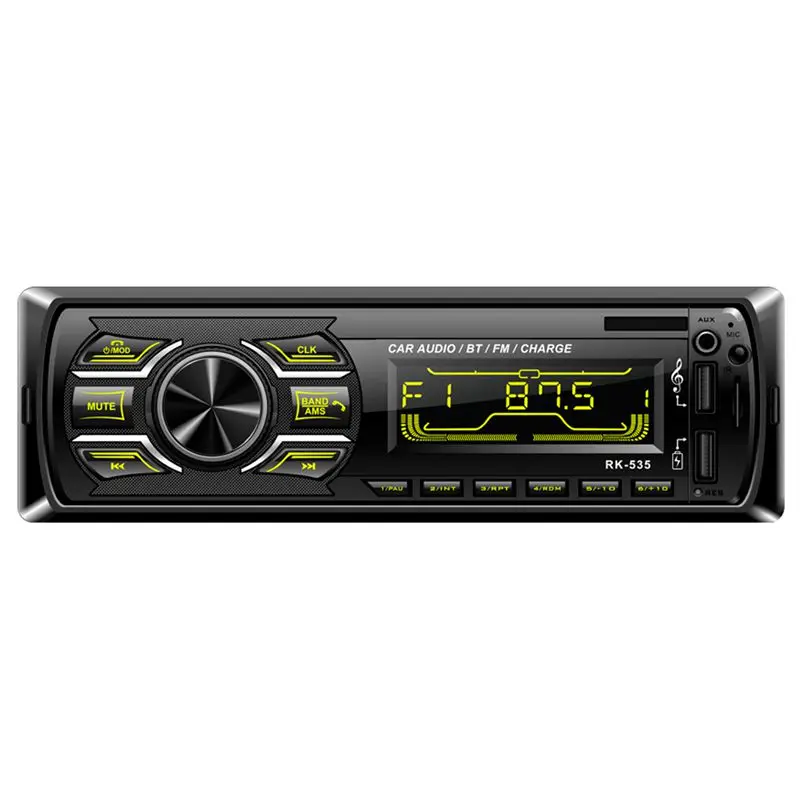 One Din Car Radio Fm Dc 12V Fixed Panel Car Audio Mp3 Wma Player Bluetooth Two Usb Charger Sd Aux Swc Remote 7388 Ic 535
One Din Car Radio Fm Dc 12V Fixed Panel Car Audio Mp3 Wma Player Bluetooth Two Usb Charger Sd Aux Swc Remote 7388 Ic 535