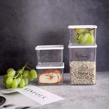 2pcs Europe Style Kitchen Sealed Crisper Refrigerator Storage Boxes Rectangular Food Container for Fruit Meat Cereal
2pcs Europe Style Kitchen Sealed Crisper Refrigerator Storage Boxes Rectangular Food Container for Fruit Meat Cereal