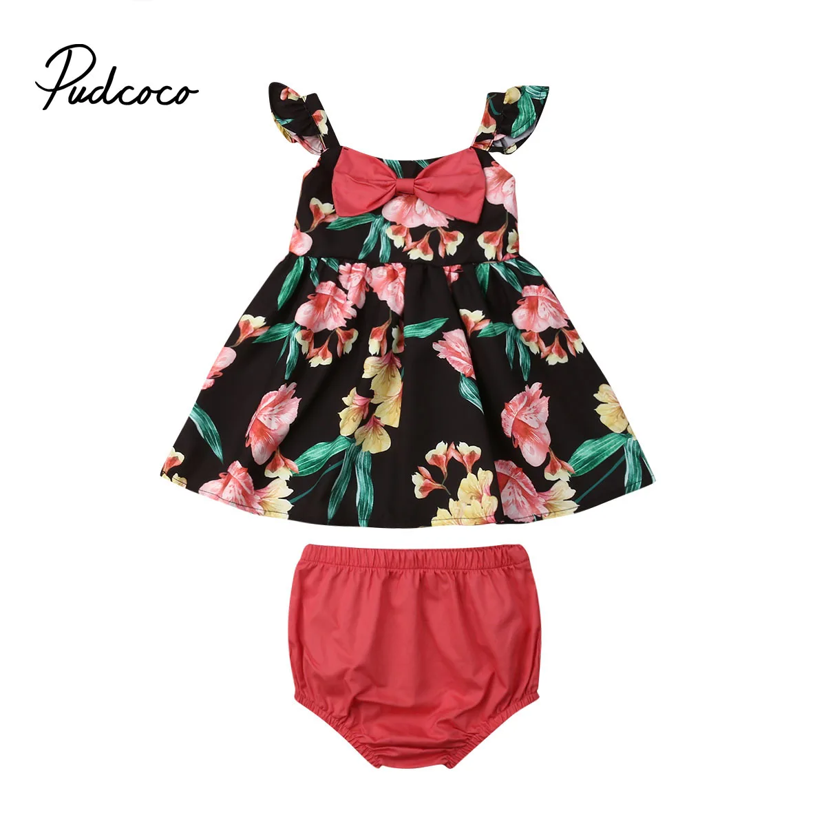 2019 Brand New Infant Toddler Newborn Baby Girls Floral Outfit Clothes Tracksuit Bow-knot Dress +Short+ Floral Headband 3Pcs Set
2019 Brand New Infant Toddler Newborn Baby Girls Floral Outfit Clothes Tracksuit Bow-knot Dress +Short+ Floral Headband 3Pcs Set