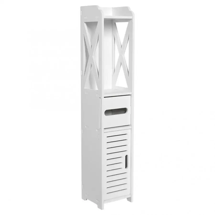 Bathroom Cabinet 80X15.5X15.5CM Bathroom Toilet Furniture Cabinet White Wood-Plastic Board Cupboard Shelf Tissue Storage Rack
Bathroom Cabinet 80X15.5X15.5CM Bathroom Toilet Furniture Cabinet White Wood-Plastic Board Cupboard Shelf Tissue Storage Rack