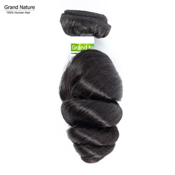 Grand Nature loose wave with Brazilian virgin human hair one bundle 100% bohemian Wave human hair weaves one donor Free Shipping
Grand Nature loose wave with Brazilian virgin human hair one bundle 100% bohemian Wave human hair weaves one donor Free Shipping