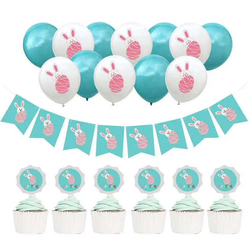 Nonwoven Cartoon Rabbit Balloon Happy Easter Party Decorations Birthday Flag Banners For Home Decor Wedding Supplies
Nonwoven Cartoon Rabbit Balloon Happy Easter Party Decorations Birthday Flag Banners For Home Decor Wedding Supplies