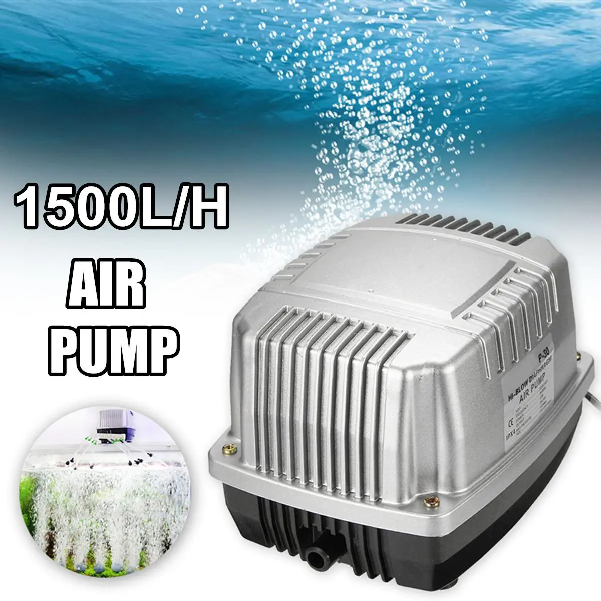25 L/min 10W High Power Air Compressor Farm Large Volume ABS Air Pump Mute Quiet Oxygen Machine Oxygen Rinse Aquarium Air Pump
25 L/min 10W High Power Air Compressor Farm Large Volume ABS Air Pump Mute Quiet Oxygen Machine Oxygen Rinse Aquarium Air Pump