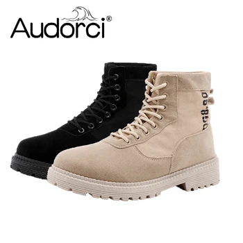 Audorci 2018 Winter 2 Colors Men Ankle Boots Fashion Man Casual Martin Boots Male Lightweight Outdoor Walking Shoes Size 39-44
Audorci 2018 Winter 2 Colors Men Ankle Boots Fashion Man Casual Martin Boots Male Lightweight Outdoor Walking Shoes Size 39-44