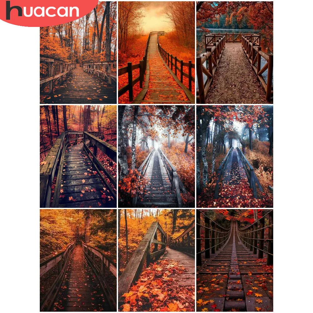 HUACAN Diamond Painting Landscape 5D DIY Full Square Diamond Embroidery Fall Forest Mosaic Home Decor
HUACAN Diamond Painting Landscape 5D DIY Full Square Diamond Embroidery Fall Forest Mosaic Home Decor