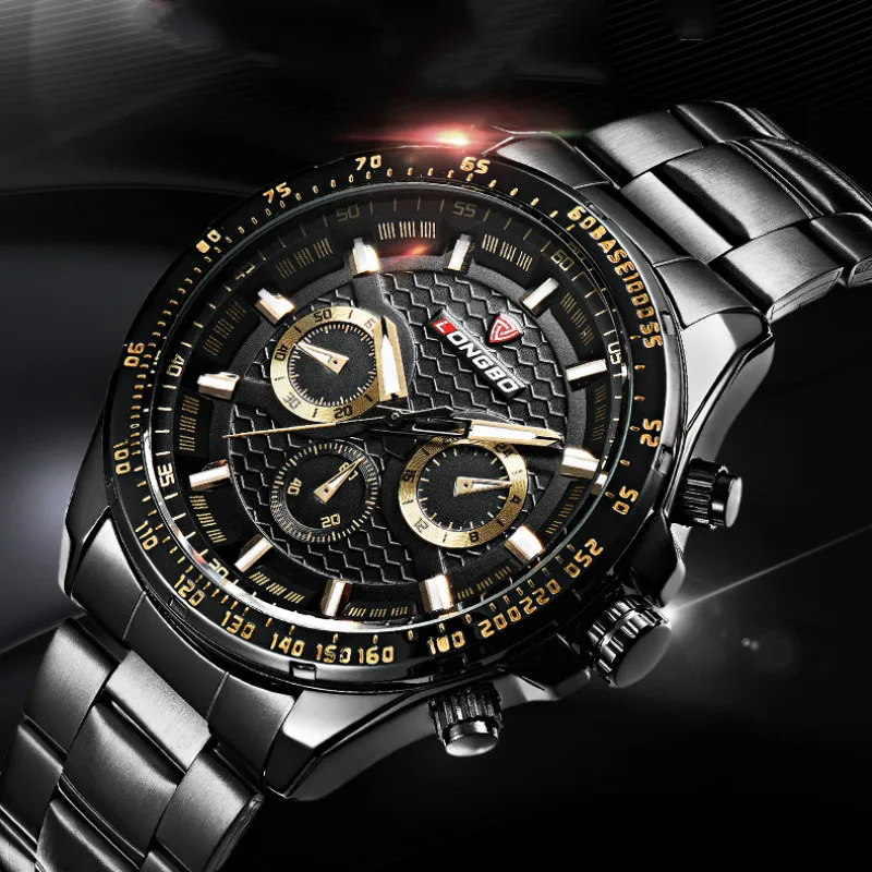 Fashion Military Men Sports Watch 2018 Black Golden Casual Stainless Steel Watch For Male Clock Business Wristwatch Reloj Hombre
Fashion Military Men Sports Watch 2018 Black Golden Casual Stainless Steel Watch For Male Clock Business Wristwatch Reloj Hombre