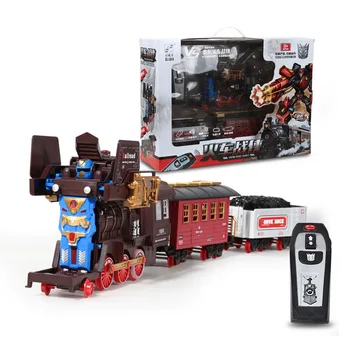 New Pattern Children Puzzle Toys Dynamic Sound Remote Control Deformation Robot Train Belt Track
New Pattern Children Puzzle Toys Dynamic Sound Remote Control Deformation Robot Train Belt Track