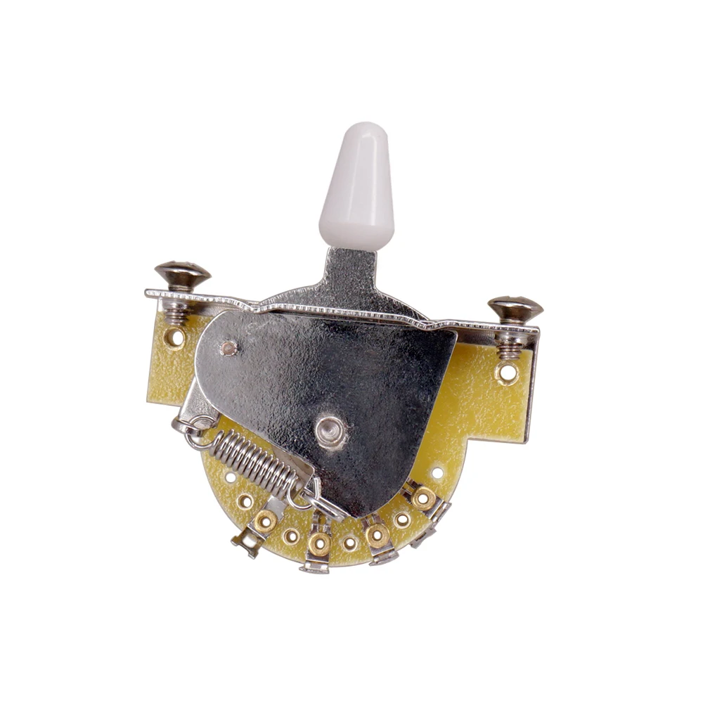 Vintage Style Electric Guitar Pickup Selector 3-Way Guitar Switch 3-Position Pickup Selector with Mounting Screws
Vintage Style Electric Guitar Pickup Selector 3-Way Guitar Switch 3-Position Pickup Selector with Mounting Screws