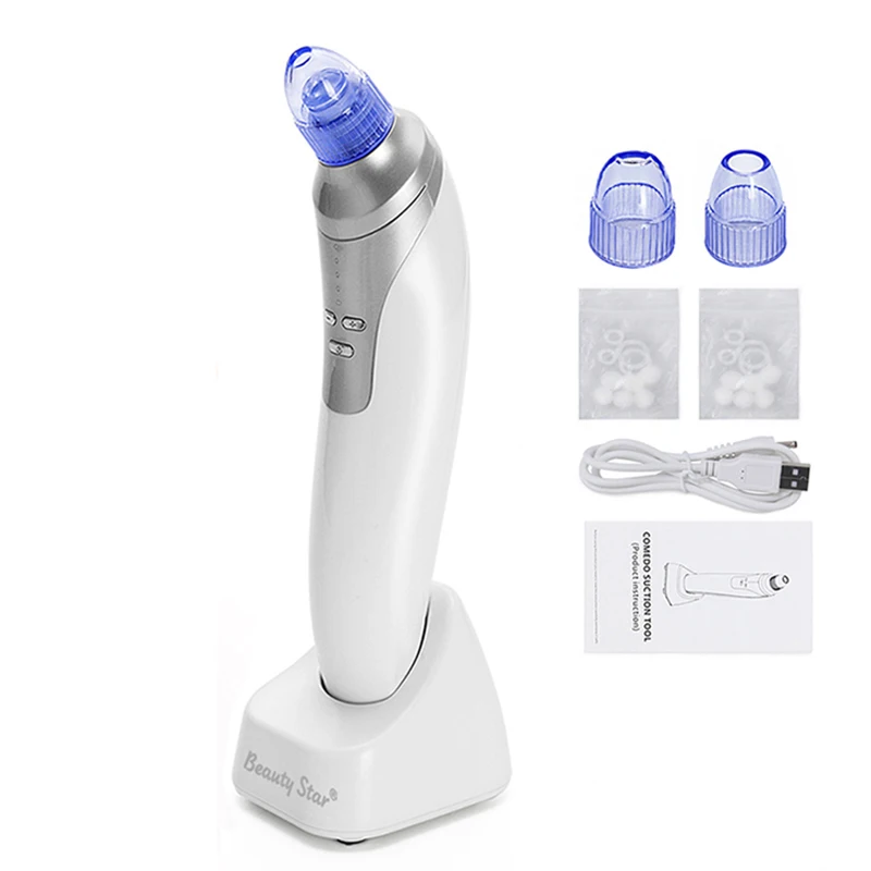 Vacuum Blackhead Remover Facial Cleansing USB Vacuum Suction Pore Cleaner Pimple Comedo Removal Microdermabrasion Face Deep Clea
Vacuum Blackhead Remover Facial Cleansing USB Vacuum Suction Pore Cleaner Pimple Comedo Removal Microdermabrasion Face Deep Clea