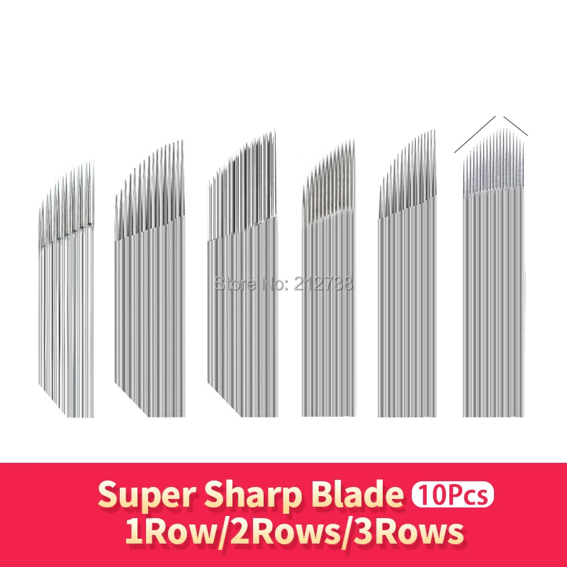 New 10Pcs 14/15/16/17/18Pin Fog Needle Permanent Eyebrow Makeup Needle Blades For Microblading Pen Manual Embroidery-B5
New 10Pcs 14/15/16/17/18Pin Fog Needle Permanent Eyebrow Makeup Needle Blades For Microblading Pen Manual Embroidery-B5