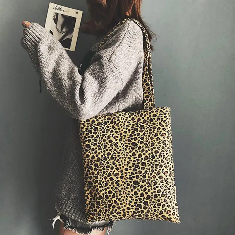 Fashion Women Casual Leopard Print Single Shoulder Bag Soft School Girl student Tote Shopping Bag Travel Shoulder bag
Fashion Women Casual Leopard Print Single Shoulder Bag Soft School Girl student Tote Shopping Bag Travel Shoulder bag
