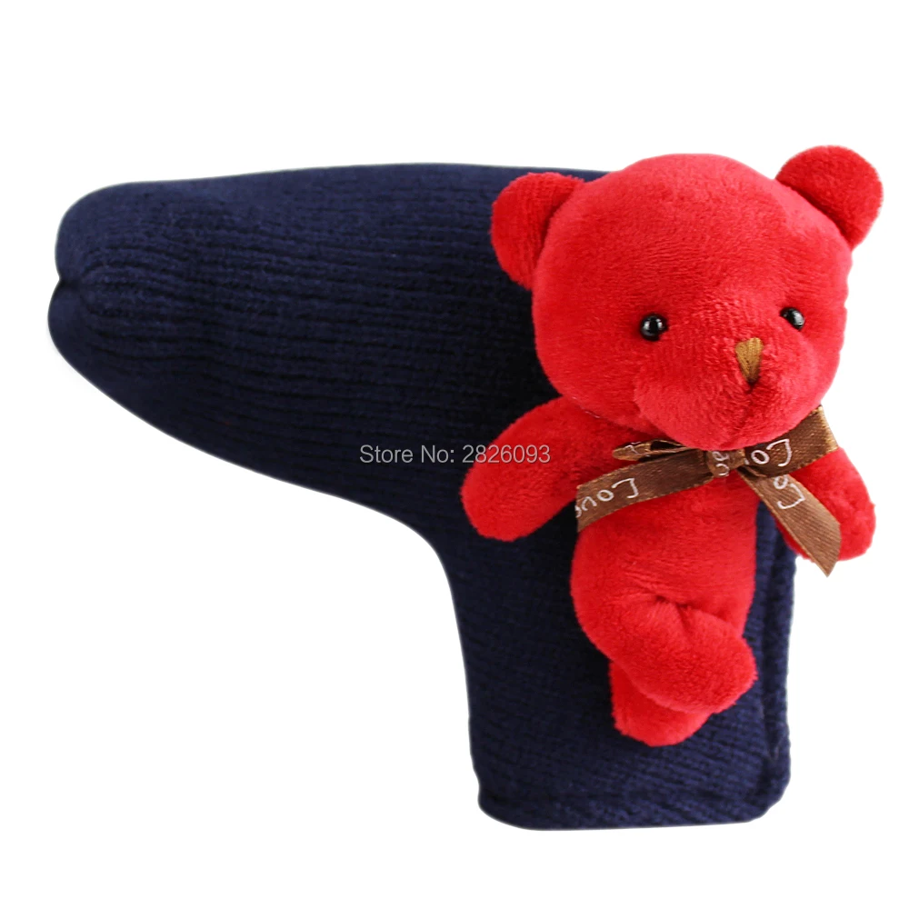 Cute Bear Knitted Golf Head Cover for Putter Blade Golf Putter Protector Red Blue White
Cute Bear Knitted Golf Head Cover for Putter Blade Golf Putter Protector Red Blue White