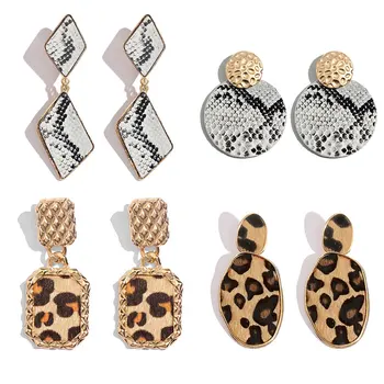 Flatfoosie Geometric Leopard Drop Earrings For Women Boho Crystal Long Dangle Earring Round Heart Pendant Vintage New Jewelry
Flatfoosie Geometric Leopard Drop Earrings For Women Boho Crystal Long Dangle Earring Round Heart Pendant Vintage New Jewelry