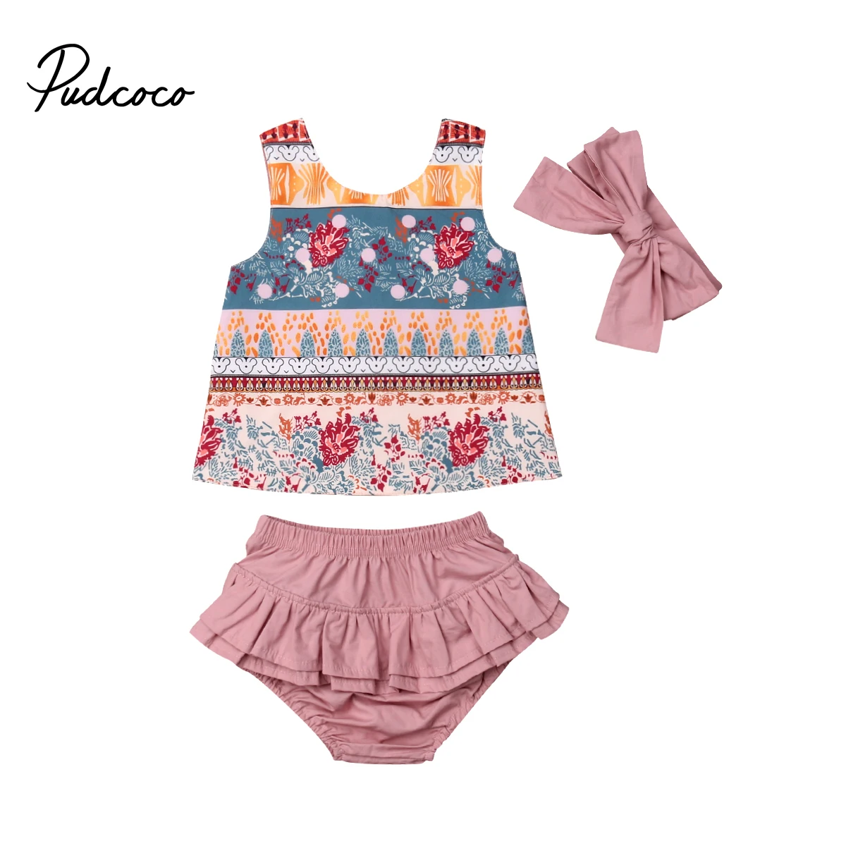Summer Baby Girls Clothes Sleeveless Shirt Tops+Pants+Headband Tutu Outfits Clothing Set
Summer Baby Girls Clothes Sleeveless Shirt Tops+Pants+Headband Tutu Outfits Clothing Set