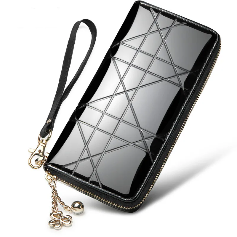 Korea Fashion Genuine Leather Wallet Women Wallets Ladies Long Purse Geometric Plaid Zipper Clutch Phone Purses With Wristlet
Korea Fashion Genuine Leather Wallet Women Wallets Ladies Long Purse Geometric Plaid Zipper Clutch Phone Purses With Wristlet