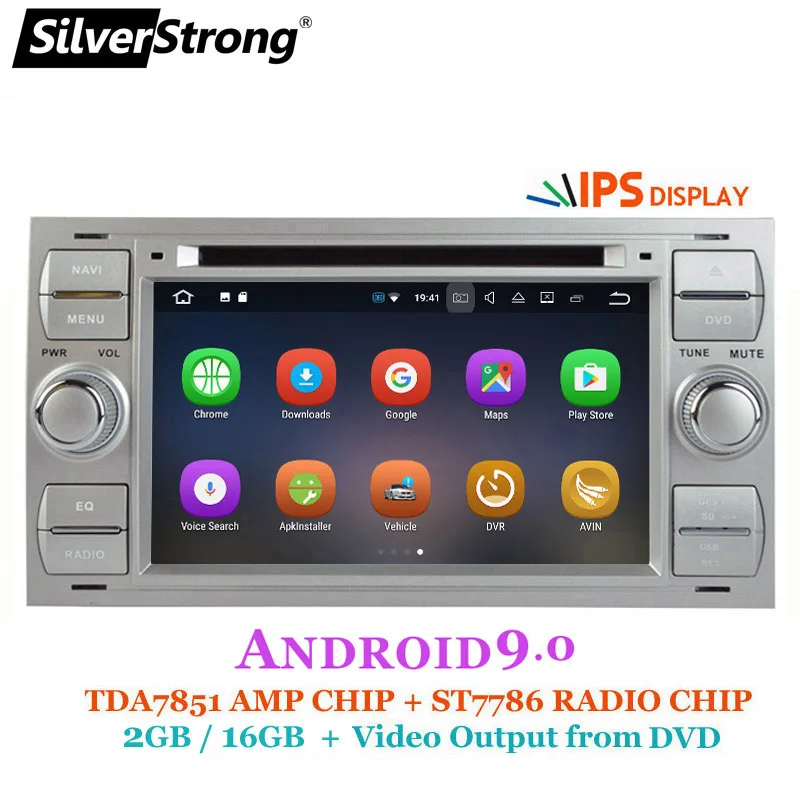 SilverStrong 7inch 2Din CAR DVD Android9.0 for Ford Focus 1 Transit Galaxy with DVD Video Output function TPMS Option
SilverStrong 7inch 2Din CAR DVD Android9.0 for Ford Focus 1 Transit Galaxy with DVD Video Output function TPMS Option