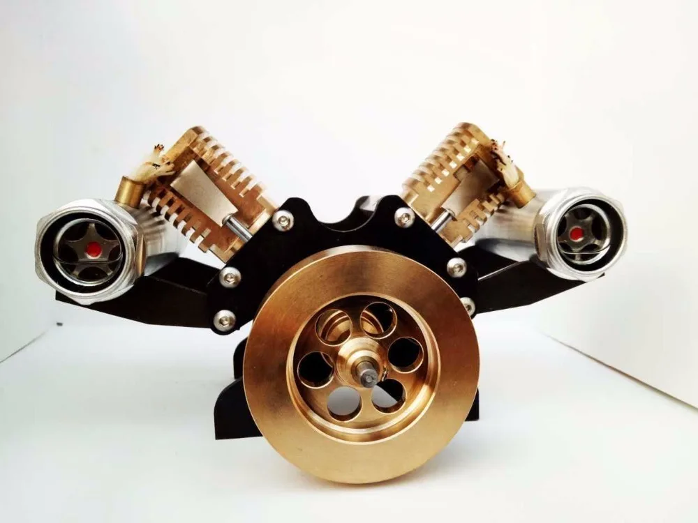 Exquisite V-type Double Cylinder Igniting Sterling Engine Metal Model Science Education Children Educational Toys Free Shipping
Exquisite V-type Double Cylinder Igniting Sterling Engine Metal Model Science Education Children Educational Toys Free Shipping