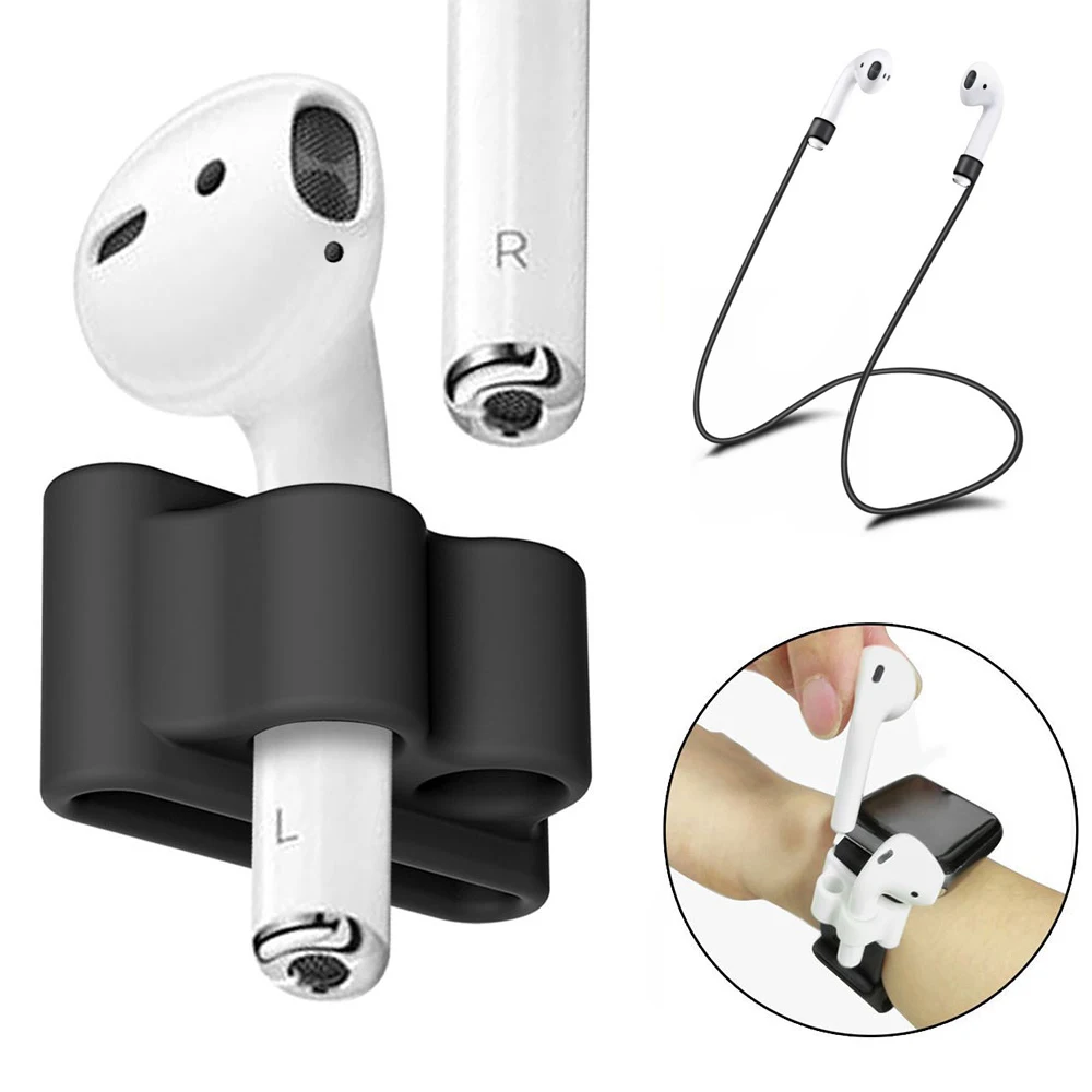 Anti-lost Silicone Holder Case on for Apple AirPods Air Pods Wireless Earphone Accessories Portable Cover Stand Rope Strap Case
Anti-lost Silicone Holder Case on for Apple AirPods Air Pods Wireless Earphone Accessories Portable Cover Stand Rope Strap Case