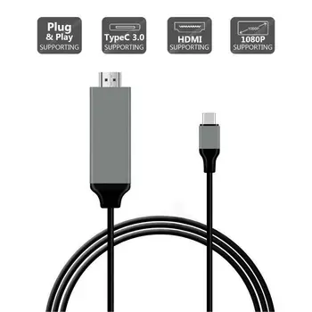 NEW 4K USB 3.1 USB-C Type C to HDMI Cable HDTV Hdmi Adapter for Lenovo ThinkPad X1 for MacBook Pro for Samsung S8 S9 NOTE8
NEW 4K USB 3.1 USB-C Type C to HDMI Cable HDTV Hdmi Adapter for Lenovo ThinkPad X1 for MacBook Pro for Samsung S8 S9 NOTE8