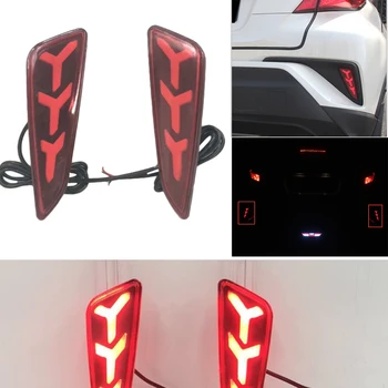 2PCS LED DRL Rear Bumper Lights Lamps Taillight Tail Light For Toyota CHR 2017 2018 Auto Car Accessories
2PCS LED DRL Rear Bumper Lights Lamps Taillight Tail Light For Toyota CHR 2017 2018 Auto Car Accessories