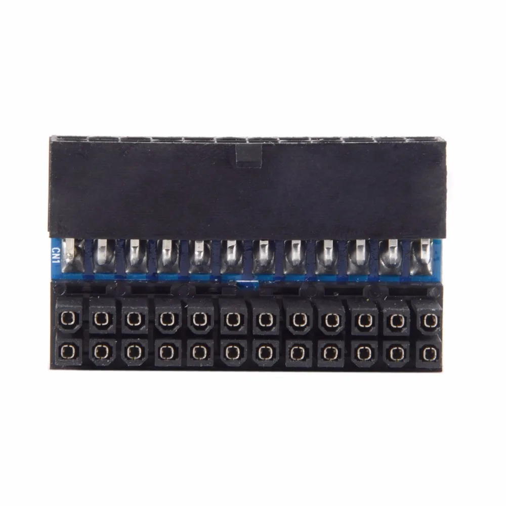 Zihan ATX 24Pin Female to 24pin Male 90 Degree Power Adapter Mainboard Motherboard for Desktops PC Supply
Zihan ATX 24Pin Female to 24pin Male 90 Degree Power Adapter Mainboard Motherboard for Desktops PC Supply
