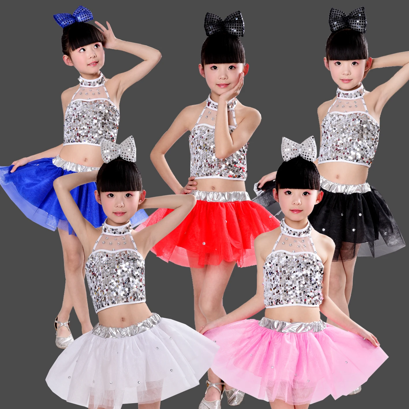 Children's costumes kindergarten dance costumes girls fluffy skirts children's modern jazz dance sequins performance clothin
Children's costumes kindergarten dance costumes girls fluffy skirts children's modern jazz dance sequins performance clothin