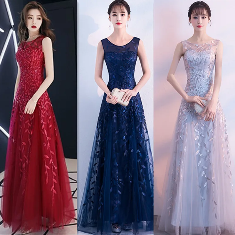 2019 summer wedding bride new dress long party dress evening party dress female slim slimming
2019 summer wedding bride new dress long party dress evening party dress female slim slimming